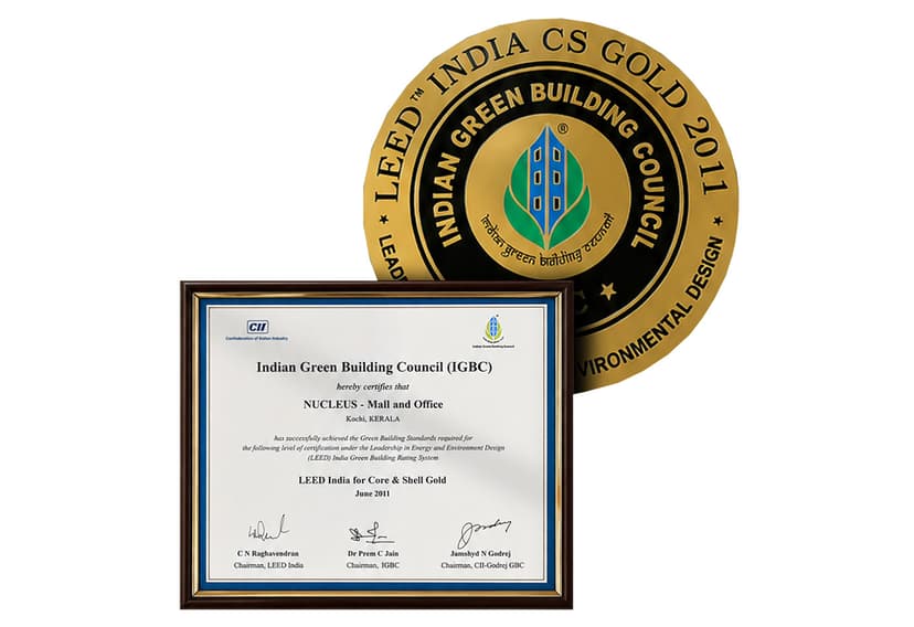 LEED India for Core & Shell Gold - June 2011 LEED India for Core & Shell Gold - June 2011