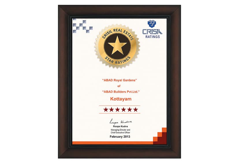CRISIL Real Estate Star Ratings CRISI RATINGS February - 2013 CRISIL Real Estate Star Ratings CRISI RATINGS February - 2013