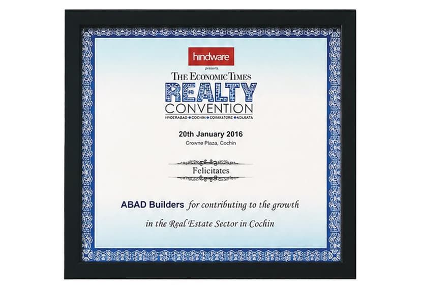 The Economic Times Realty Convention 20th January 2016 The Economic Times Realty Convention 20th January 2016