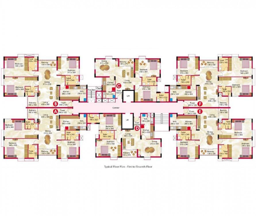 Typical Floor Plan Typical Floor Plan