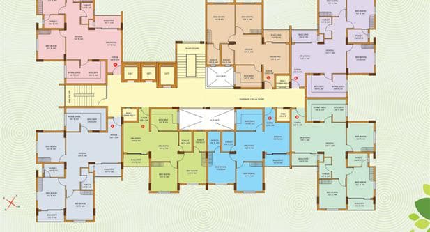 Typical floor plan Typical floor plan